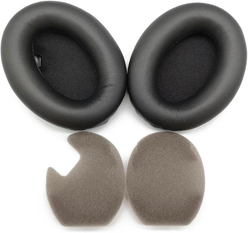 Black Replacement Ear Pads Cushion for Sony WH 1000XM4 Headphones - Image 1